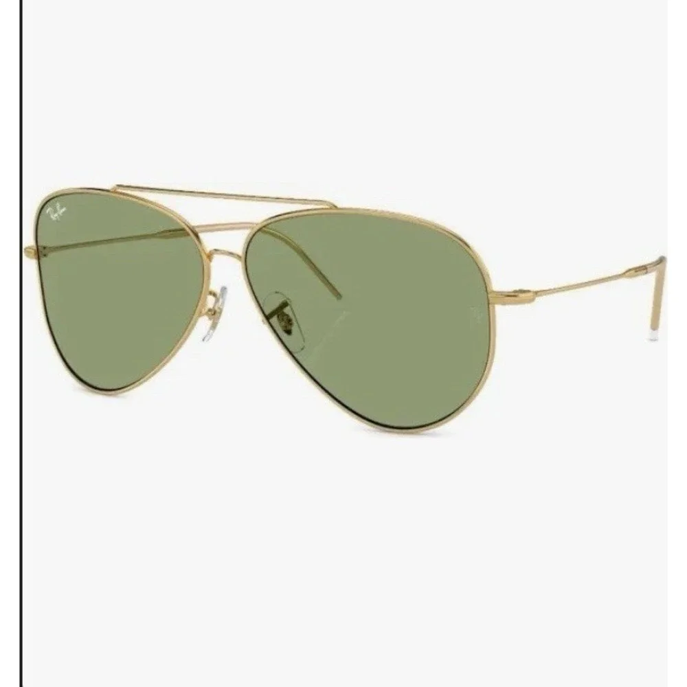 Ray-Ban Aviator Reverse Sunglasses ORBRO101S ARISTA DARK GREEN MIRROR59mm w/case